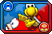 Sprite of Red Koopa Troopa & Cheep Cheep's card, from Puzzle & Dragons: Super Mario Bros. Edition.