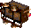 Sprite of a tipped Mine Cart from Donkey Kong Country for Game Boy Advance