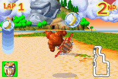 Screenshot of a coin in Diddy Kong Pilot's 2003 build