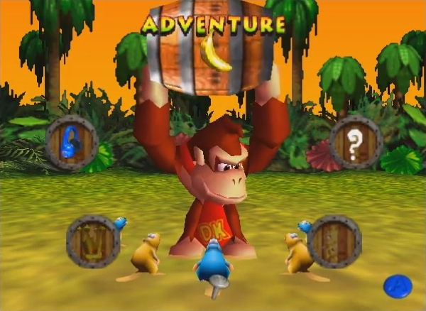 File:Donkey Kong 64 Main Menu Gnawties.png