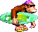File:Funky Kong DKC sprite.png