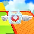 A Flying Roulette Block in Super Mario 3D Land