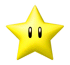 A Sticker of a Star in Super Smash Bros. Brawl.
