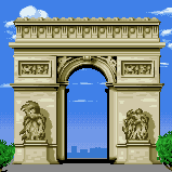 Luigi's photograph of the Arc de Triomphe