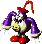 Sprite of Punchinello, from Super Mario RPG: Legend of the Seven Stars.