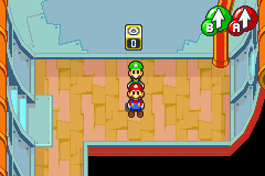 First Block in S.S. Chuckola of Mario & Luigi: Superstar Saga.