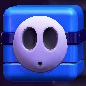 A blue Polterguy as a block in Mario vs. Donkey Kong (Nintendo Switch)