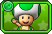 Sprite of Green Toad's card, from Puzzle & Dragons: Super Mario Bros. Edition.