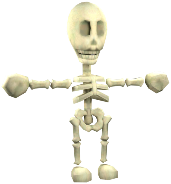 Luigi's Skeleton