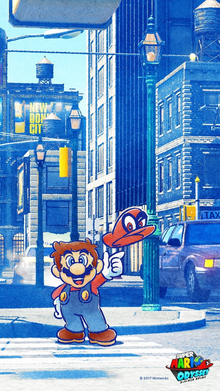 File SMO Wallpaper New Donk City Super Mario Wiki The Mario Encyclopedia