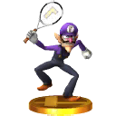 Trophy of Waluigi in Super Smash Bros. for Nintendo 3DS