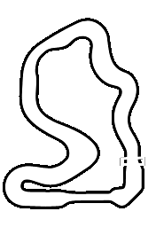 Course map sprite from Mario Kart Arcade GP.