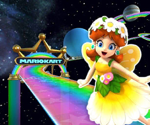 File:MKT Icon RainbowRoad3DS DaisyFairy.png