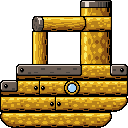 Ground (block) in Super Mario Maker - Super Mario World game style, Airship theme.