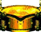 Tiles of a bubbling cauldron in Blazing Bazukas from Donkey Kong Country 3 for Game Boy Advance