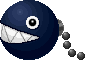 Sprite of a Chain Chomp from Mario & Luigi: Bowser's Inside Story + Bowser Jr.'s Journey.