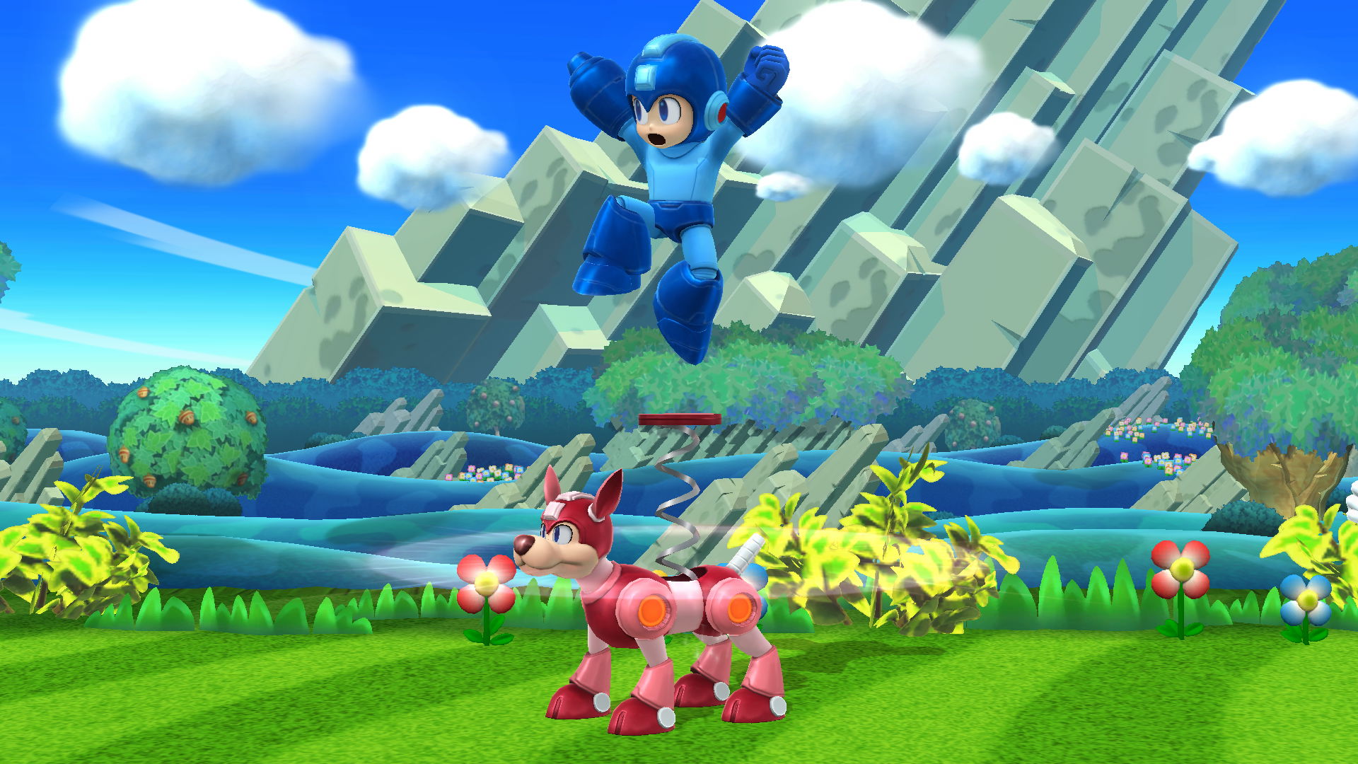 File:Mega Man Rush Coil Wii U.jpg - Super Mario Wiki, the Mario ...