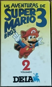 Cover of the Las aventuras de Super Mario Bros. 3: Volumen 2 DEIA VHS