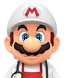 Dr. Mario World Fire Mario