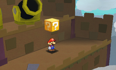 Last ? Block in Goomba Fortress of Paper Mario: Sticker Star.