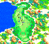 Hole 10 of the Star Palms Course from Mario Golf: Advance Tour