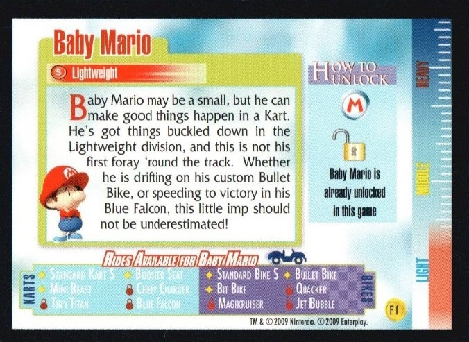 File:MKWii Baby Mario Foil Trading Card Back.jpg
