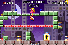 Laser Panic!, the eleventh preloaded level in Card-e+, the Japanese e-Reader mode of Mario vs. Donkey Kong. The majority of these levels were unreleased.