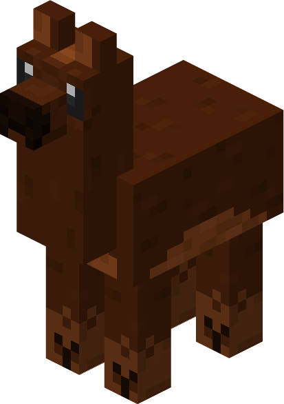 File:Minecraft Mario Mash-Up Llama Brown Render.png