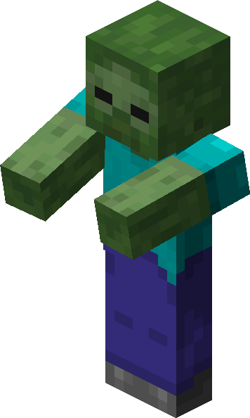 File:Minecraft Zombie.png