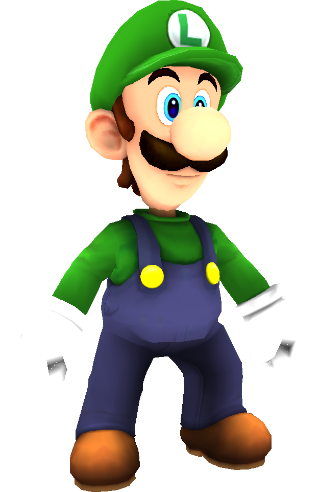 File:SMG Asset Model Luigi (Playable).png - Super Mario Wiki, the Mario ...