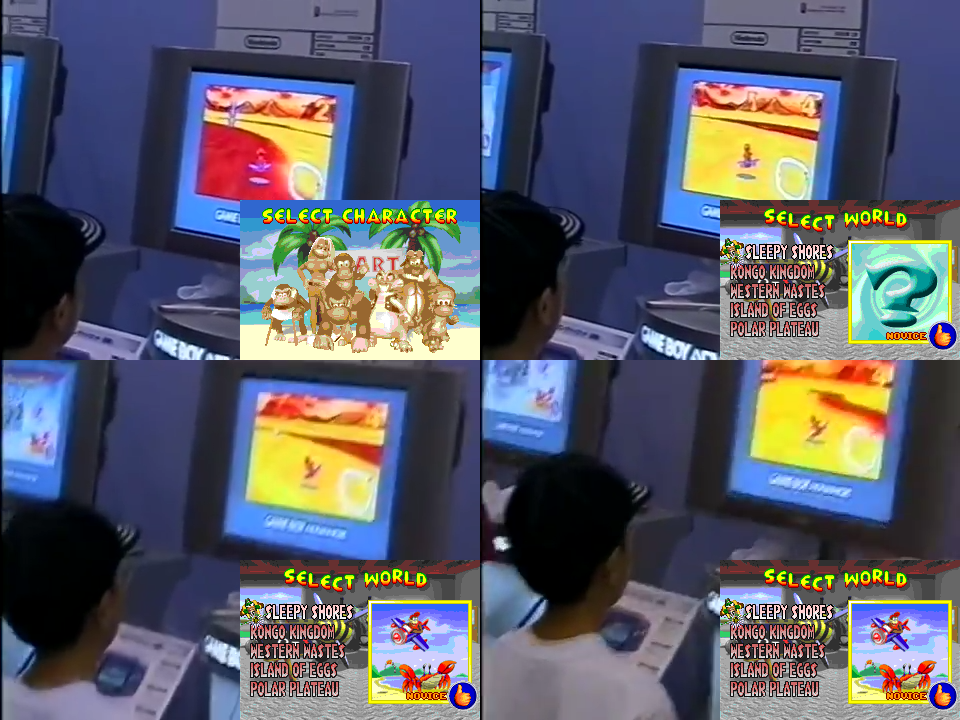 Japanese Experience of Diddy Kong Pilot in Space World 2001