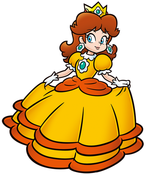 File:Daisy dancing (shaded).png - Super Mario Wiki, the Mario encyclopedia