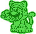 Cat Mario Stamp