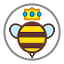 File:MK7 Honey Queen Emblem.png