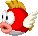 Sprite of a Cheep Cheep from Mario & Luigi: Bowser's Inside Story + Bowser Jr.'s Journey.