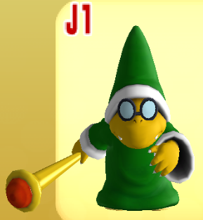 Green Magikoopa from Mario Super Sluggers
