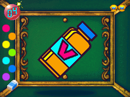 A fully colored-in Vita Mighty in Wario: Master of Disguise.