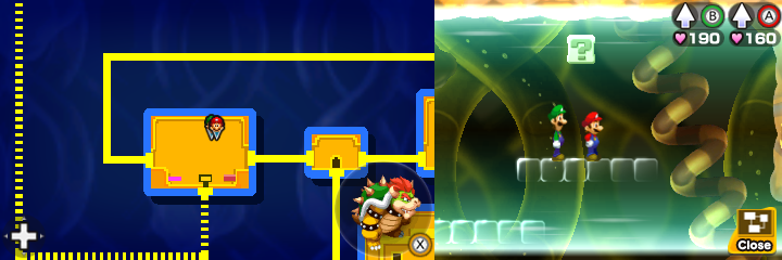 Eighteenth block in Energy Hold of Mario & Luigi: Bowser's Inside Story + Bowser Jr.'s Journey.