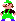 The sprite of Luigi in the arcade version of Mario Bros.