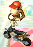 Diddy Kong performing a Trick