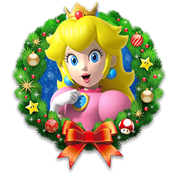File:Mushroom Kingdom Create-A-Card holiday wreath-peach.png
