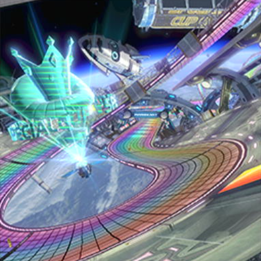 File:NSO MK8D May 2022 Week 4 - Background 4 - Rainbow Road.png