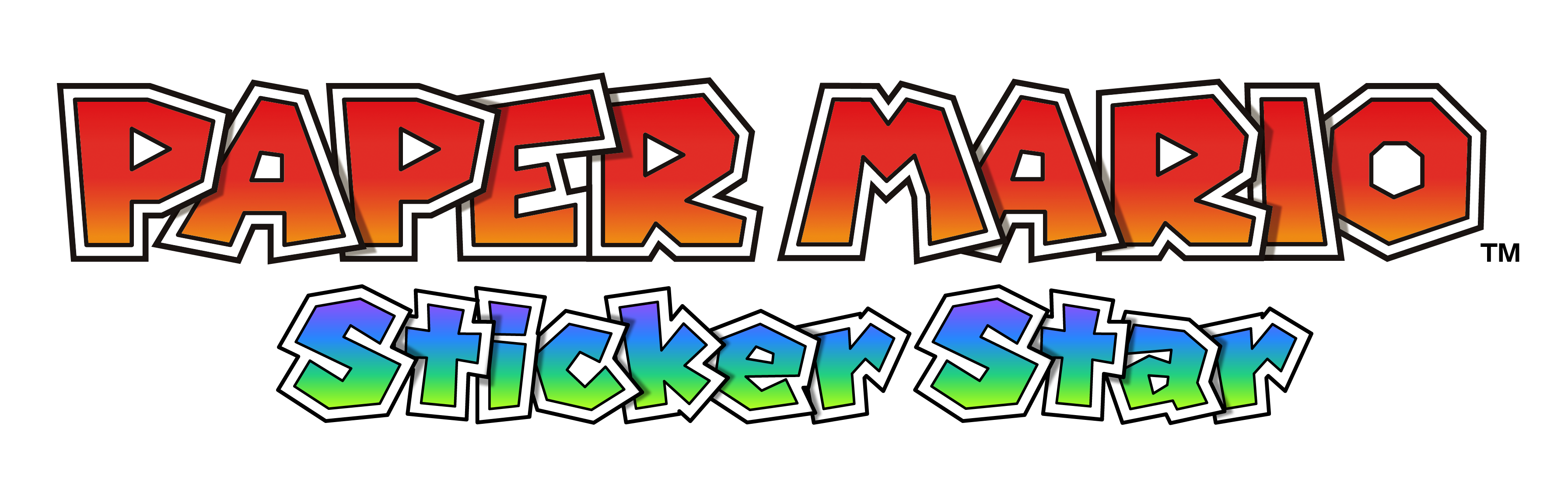 Logo for Paper Mario: Sticker Star