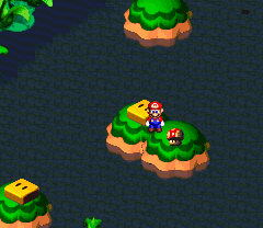 Mushroom found in the first scene of Rose Way of Super Mario RPG: Legend of the Seven Stars.