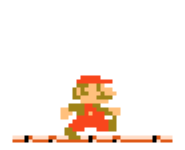 Official LINE sticker for Super Mario Bros.