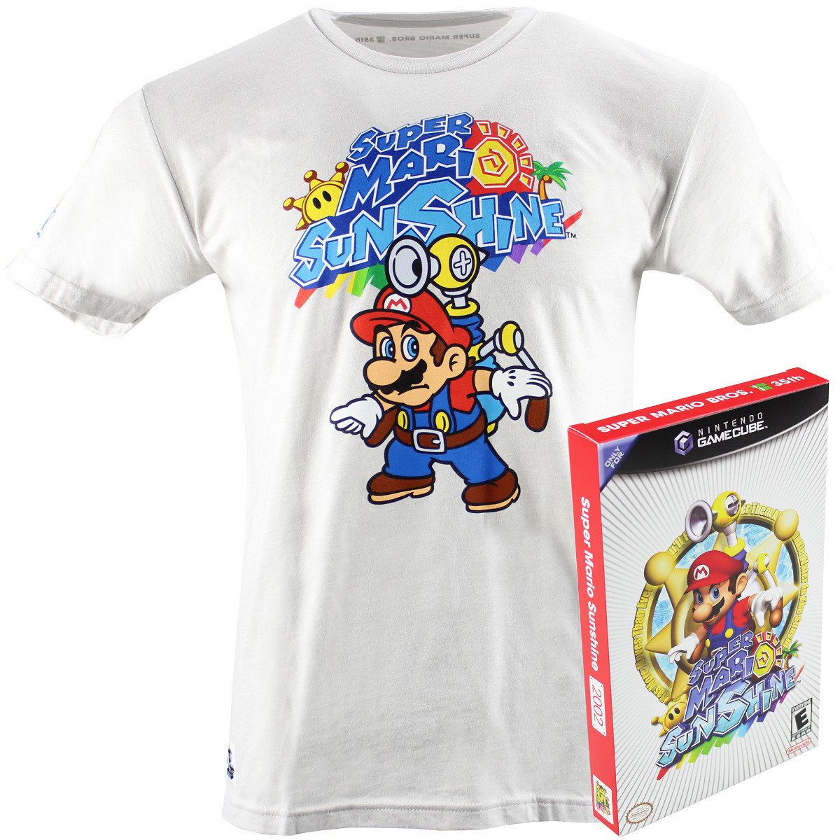 File:SMS-02-tee-shirt-35th-anniversary.jpg - Super Mario Wiki, the ...