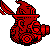 Sprite of Tank and Operator, from Virtual Boy Wario Land