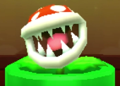 Piranha Plant as viewed in the Character Museum from Mario Party: Star Rush