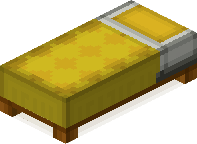 File:Minecraft Mario Mash-Up Bed Yellow Render.png