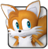 Miles "Tails" Prower's character select screen sprite from Mario & Sonic at the Olympic Games.